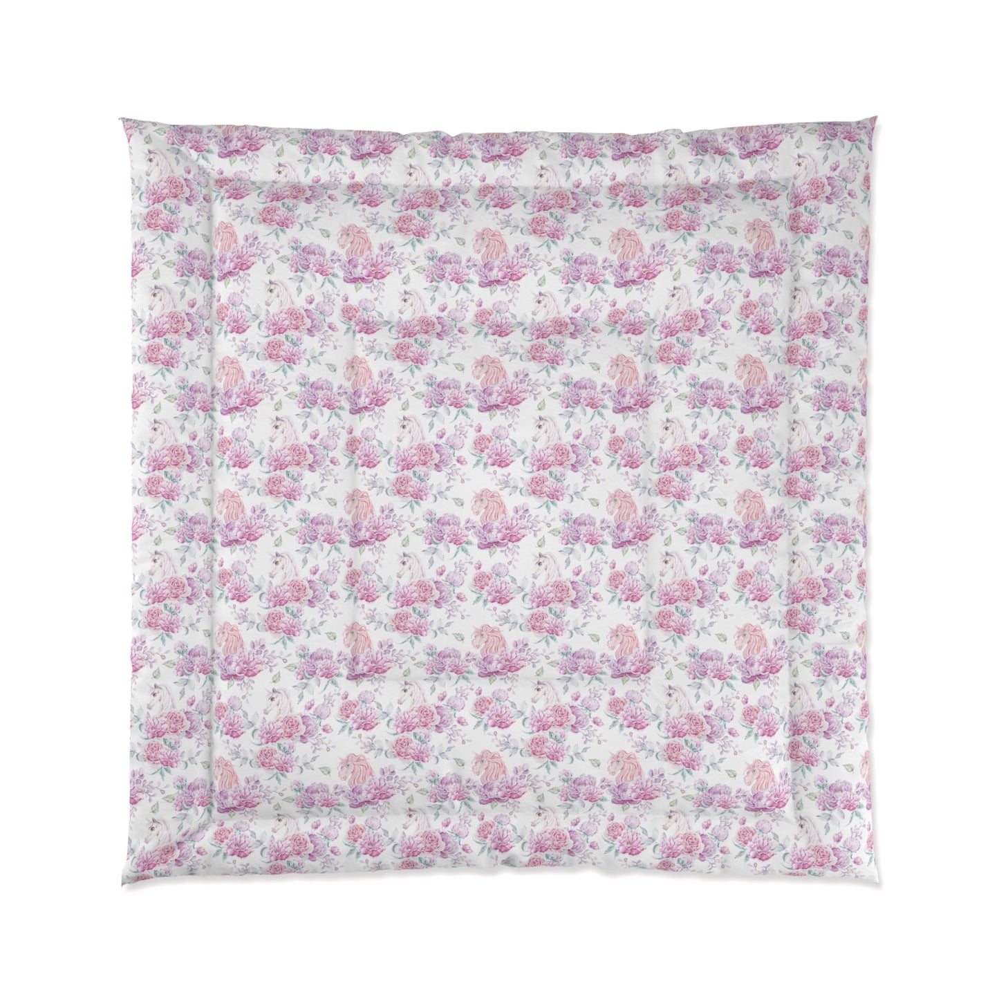 Floral Comforter Set - Cozy Blanket for Bedroom Decor, Spring Home Essentials, Wedding Gift, Soft Bedding, Boho Style, Cozy Room Accents