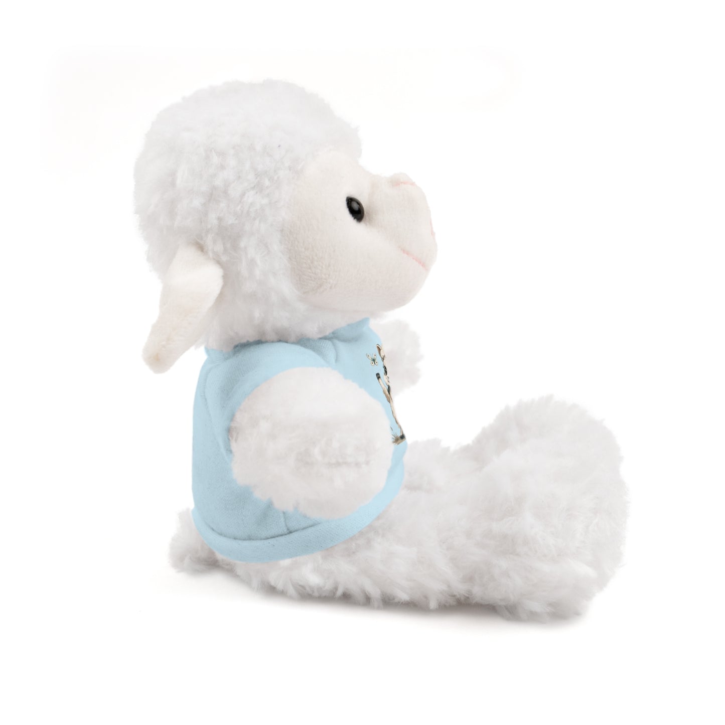 Cute Stuffed Animal Tee Buddy, Customized Plush Bear, Adorable Gift for Kids, Birthday Present, Nursery Décor
