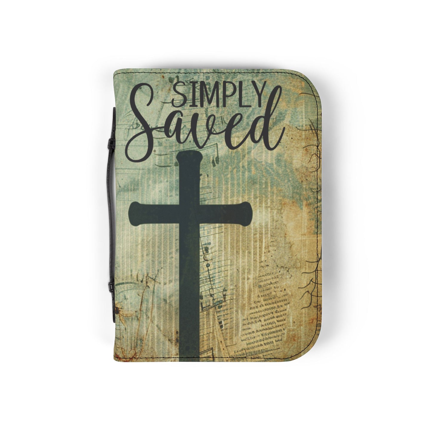 Stylish Bible Cover with Inspirational Design, Christian Gift, Journal Organizer, Scripture Holder, Church Accessory, Faith-Based Keepsake