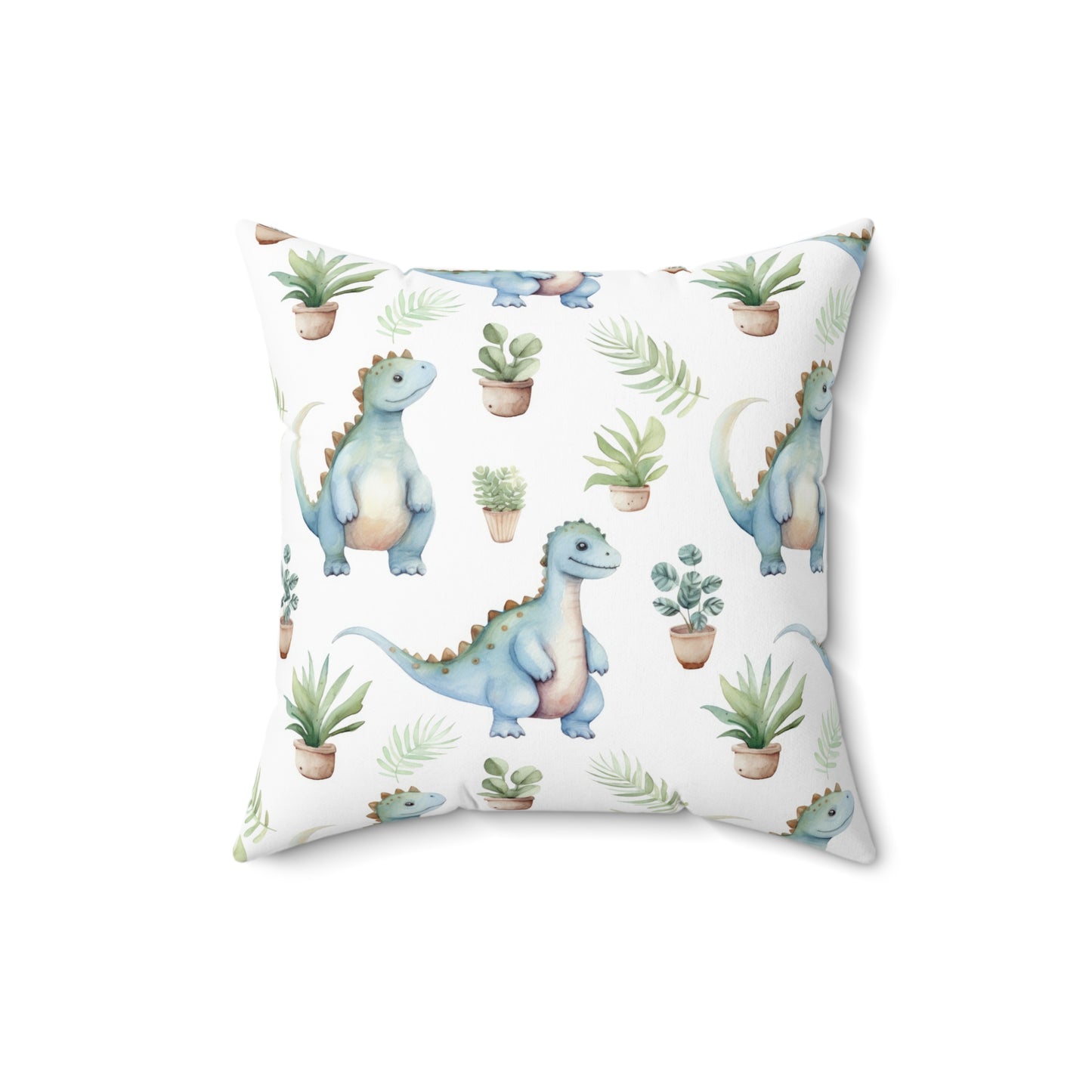 Adorable Dinosaur-Themed Pillow, Cute Dinosaur Decor, Kids Room Accessory, Playroom Decoration, Nursery Pillow