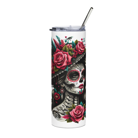 Day of the Dead Tumbler with Floral Skull Design, 20oz Insulated Drink Cup for Celebrations, Gifts for Her, Unique Home Decor, Travel [...]