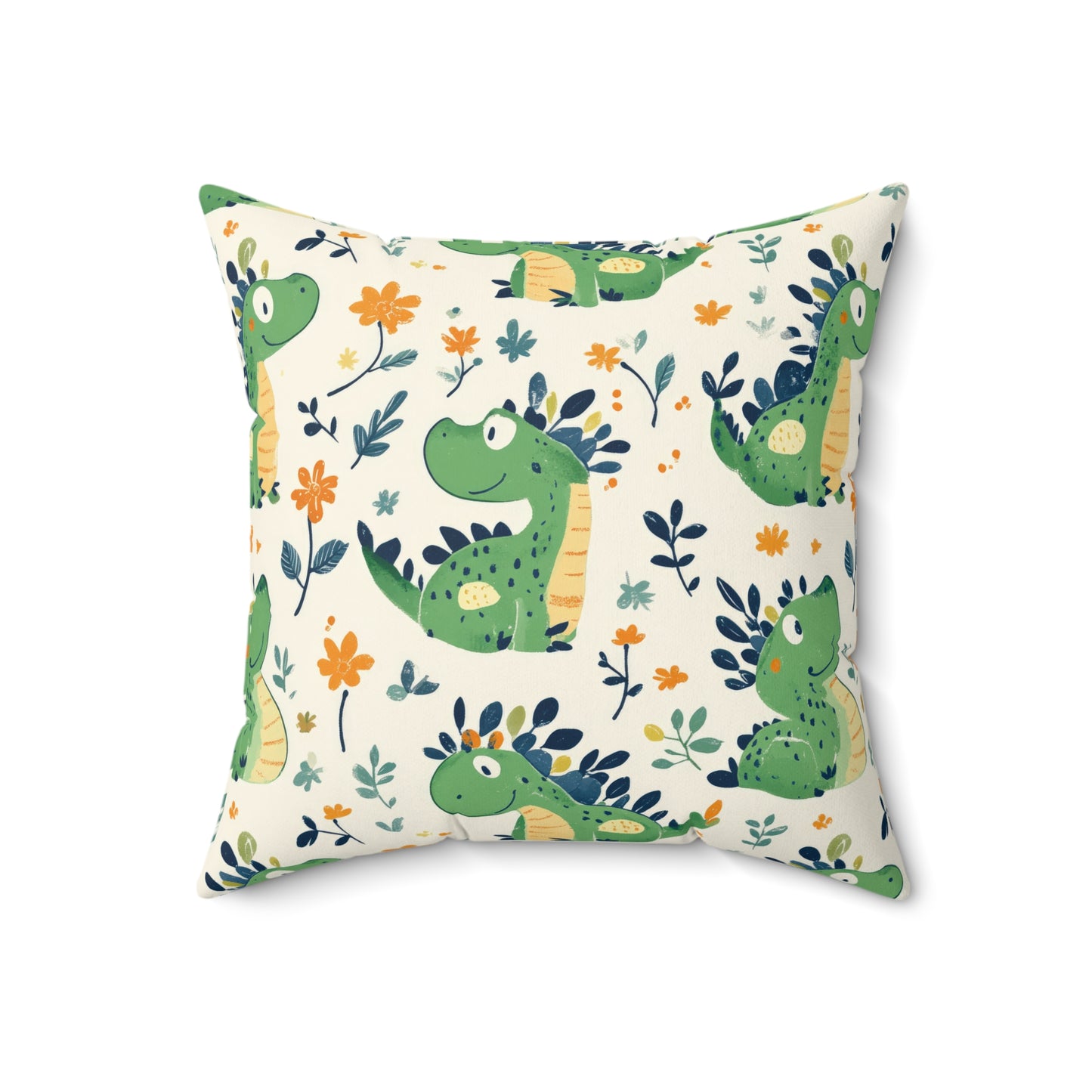 Cute Dinosaur Decorative Pillow, Kids Room Decor, Fun Dinosaur Cushion, Playroom Pillow, Gift for Dino Lovers