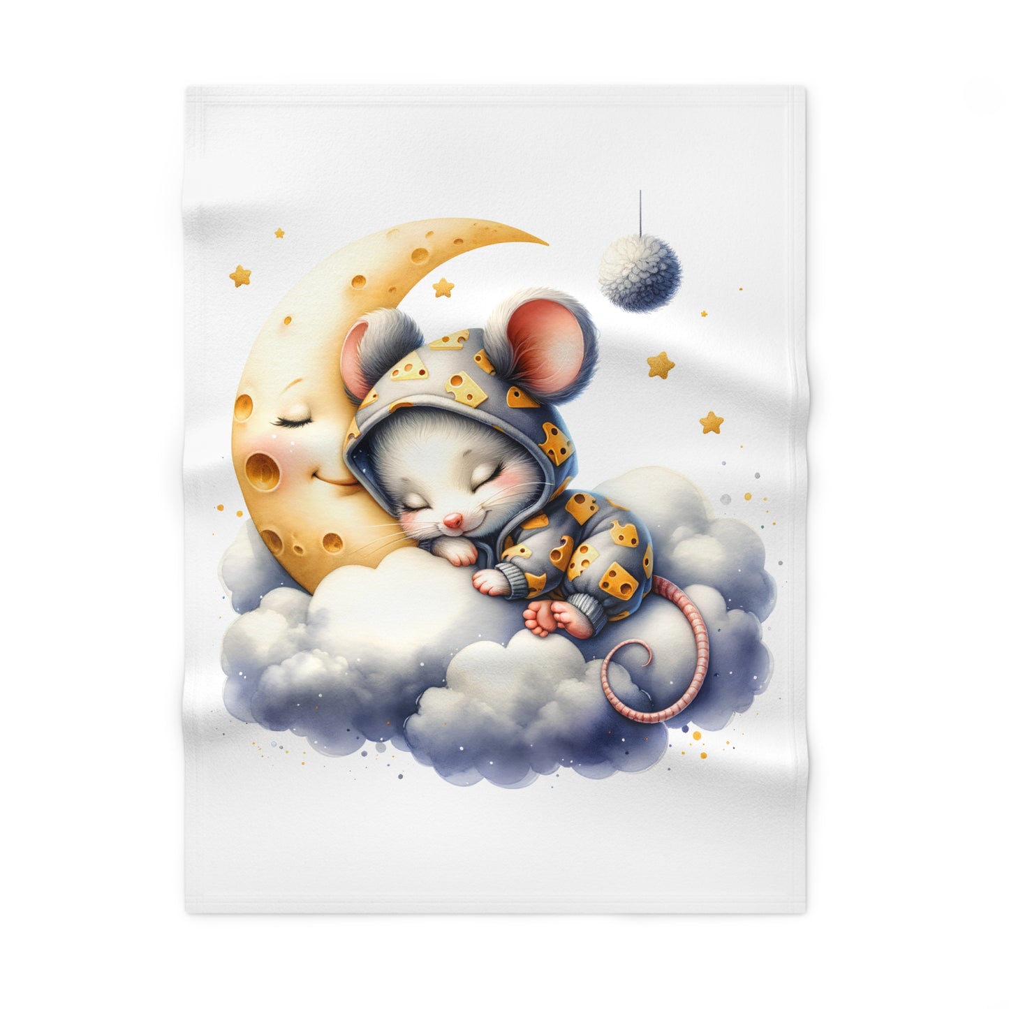 Soft Fleece Baby Blanket with Moon and Stars Design, Cozy Nursery Decor, Perfect Baby Shower Gift, Snuggle Blanket, Adorable Baby [...]