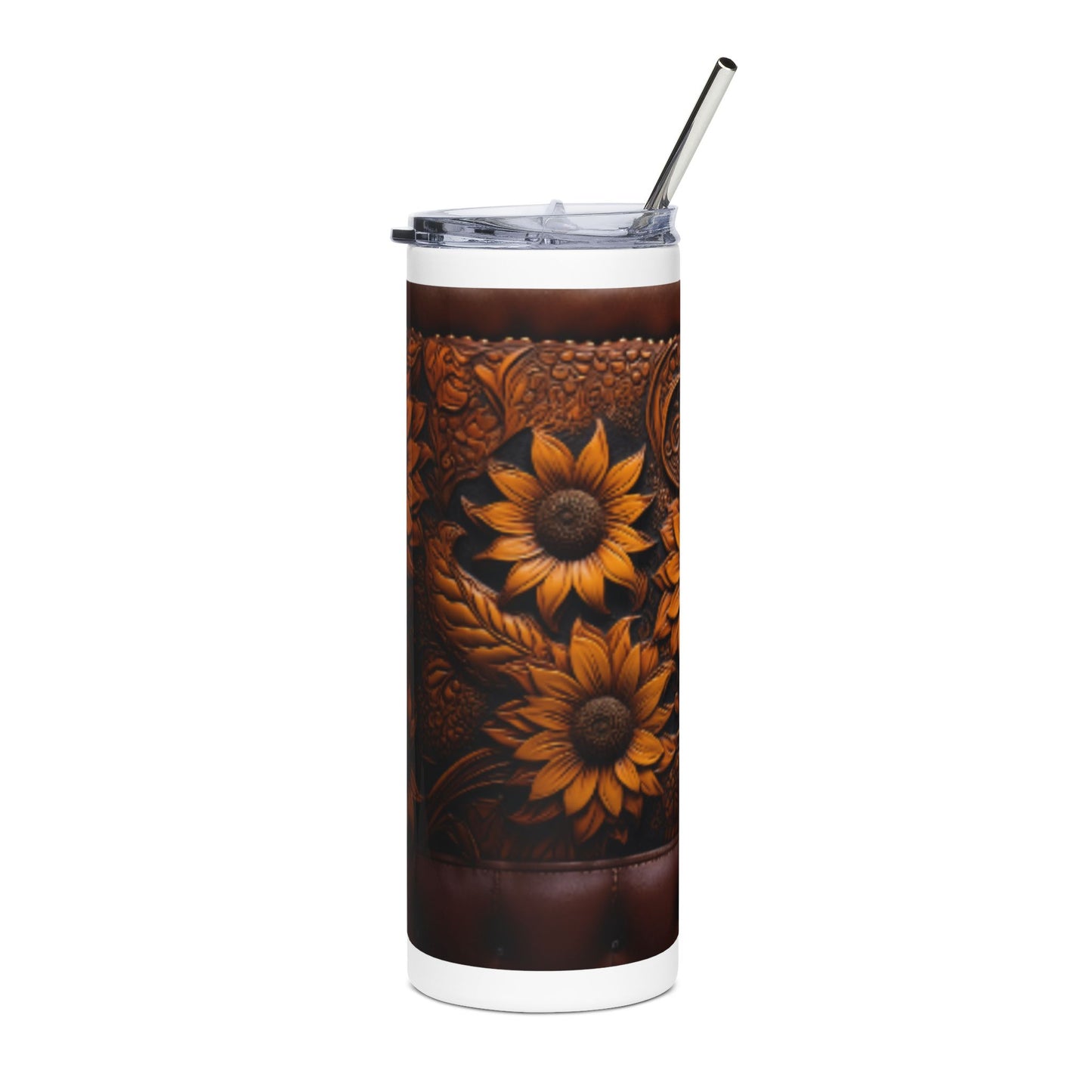 Handcrafted Floral Stainless Steel Tumbler | Perfect Gift for Warm Drinks, Travel, and Home Decor | Stylish and Eco-Friendly