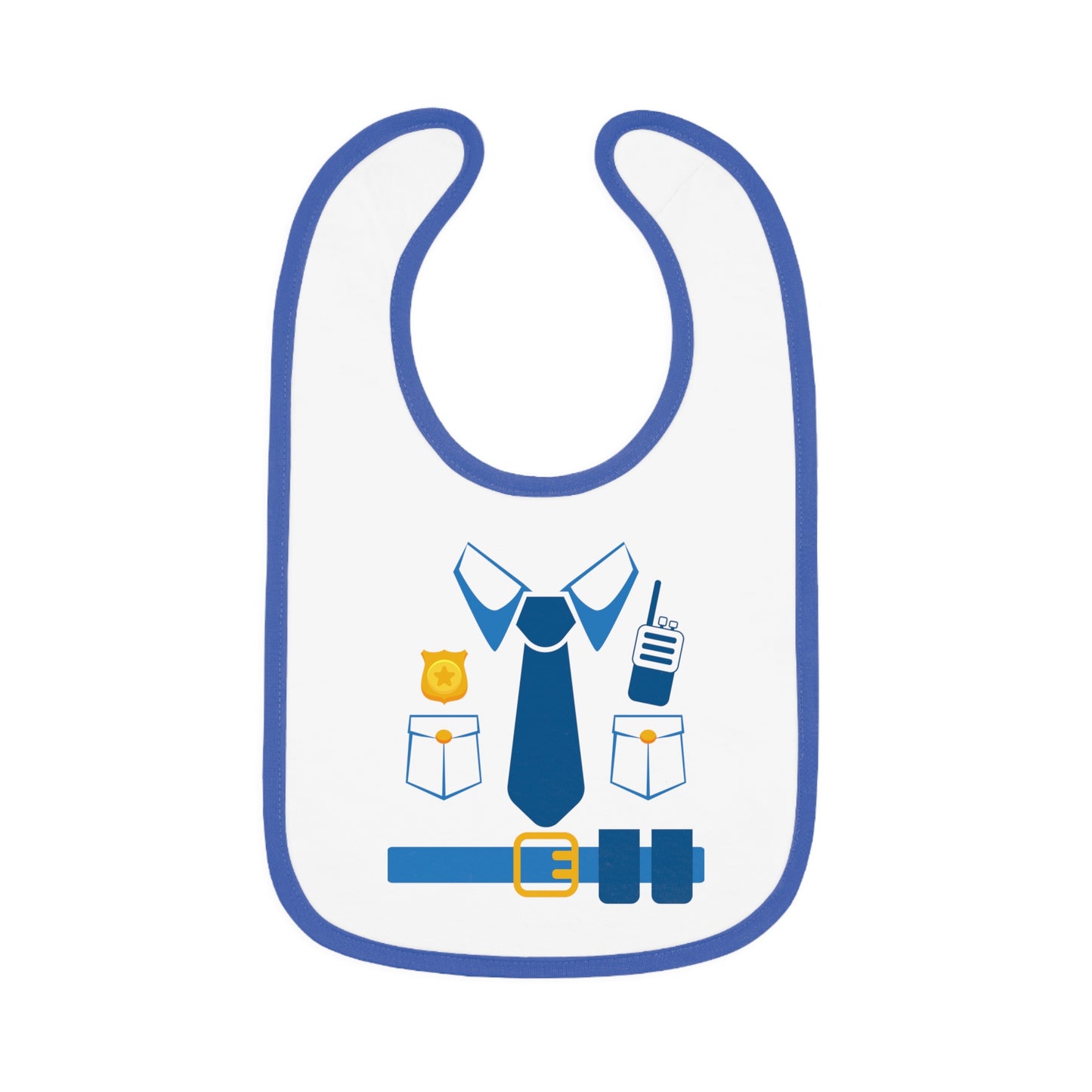 Baby Bib for Police Officers, Funny Police Themed Bib, Cute Baby Gift, Baby Shower Gift, Bib for Little Officers