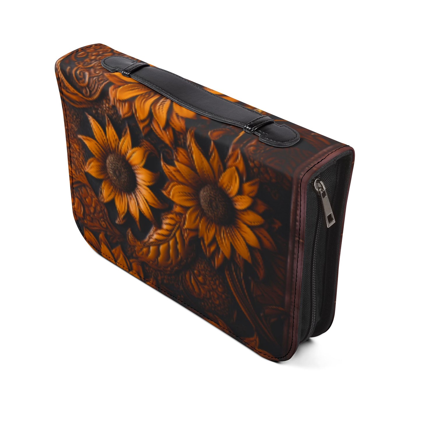 Floral Bible Cover, Inspirational Book Case, Religious Gift, Sunflower Design, Church Accessories, Faith-Based Decor, Personalized [...]