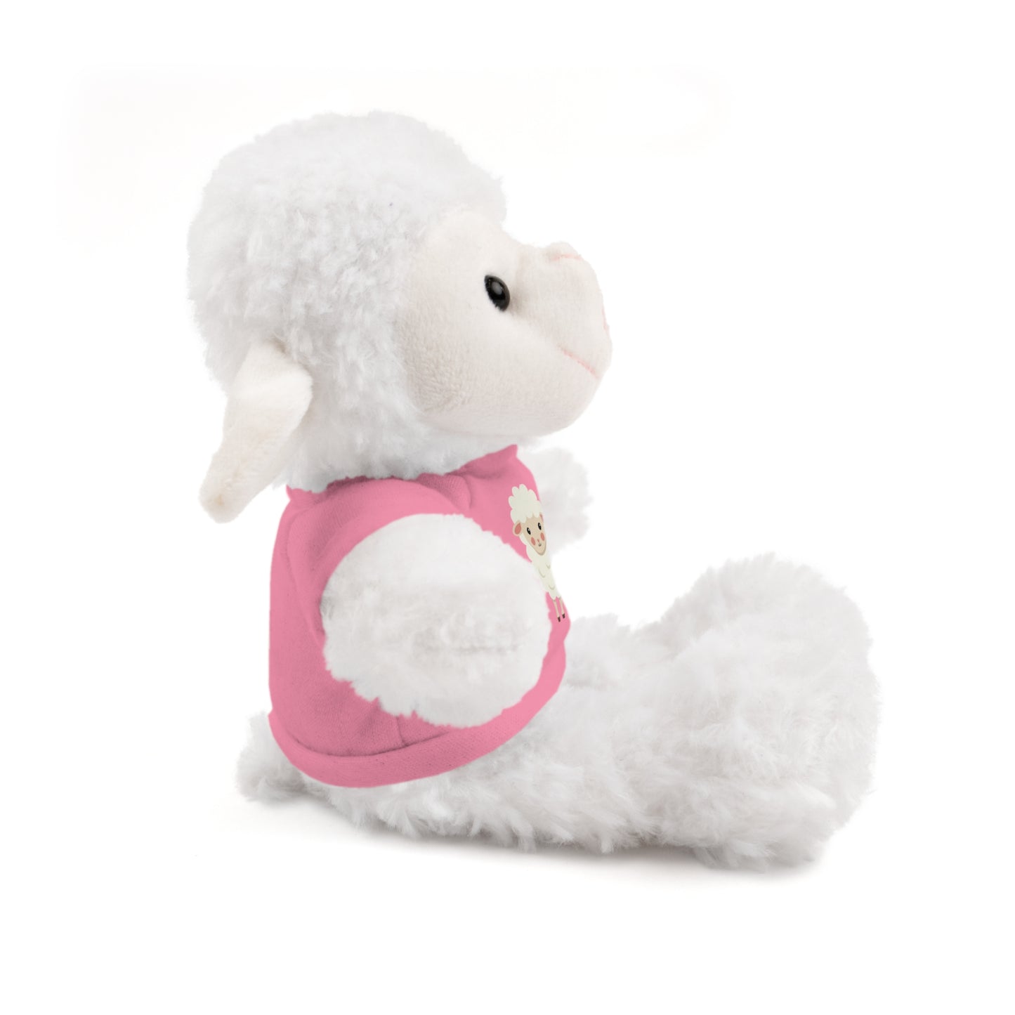 Adorable Stuffed Animal with Tee - Perfect Gift for Kids, Baby Showers, Nursery Decor, Cuddle Buddy, Unique Plush Toy
