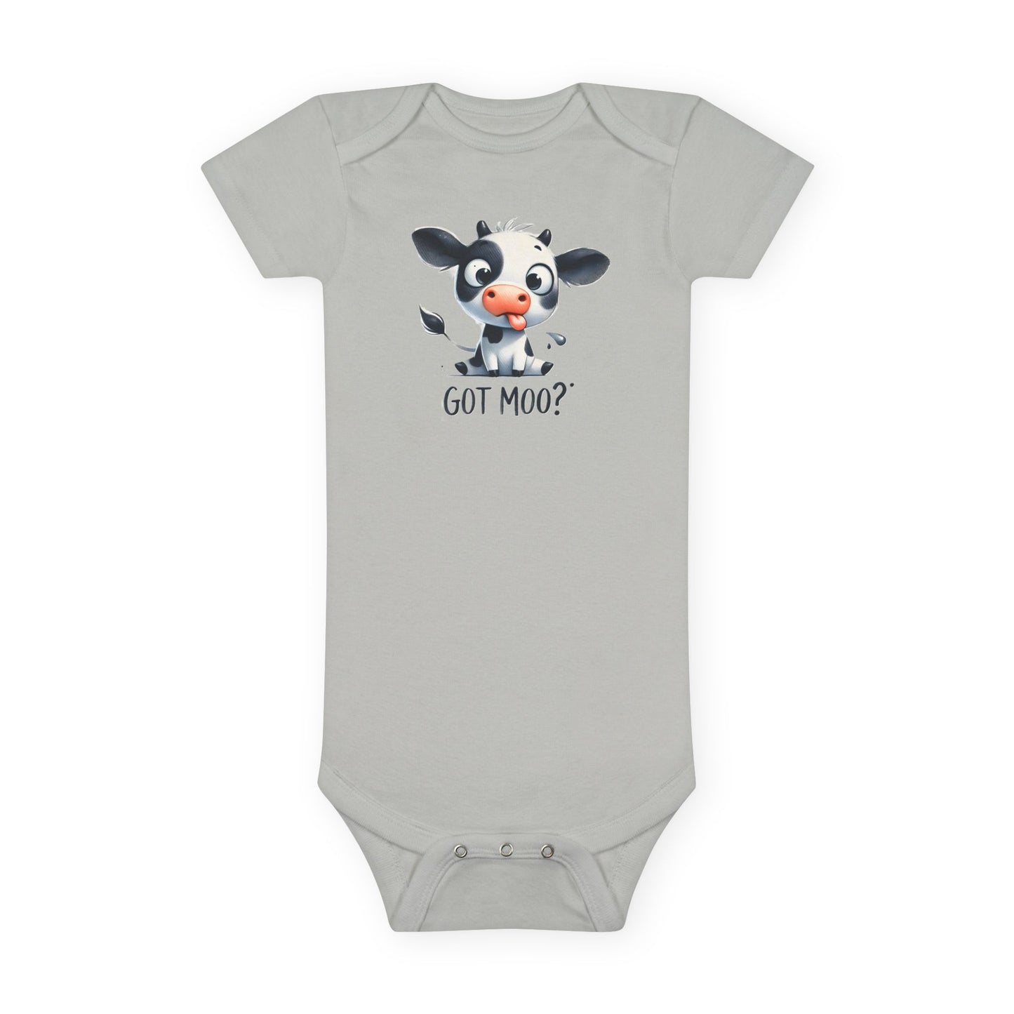 Cute Cow Baby Onesie - 'Got Moo?' Animal Print Newborn Gift, Baby Shower Outfit, Toddler Clothes, Funny Baby Bodysuit