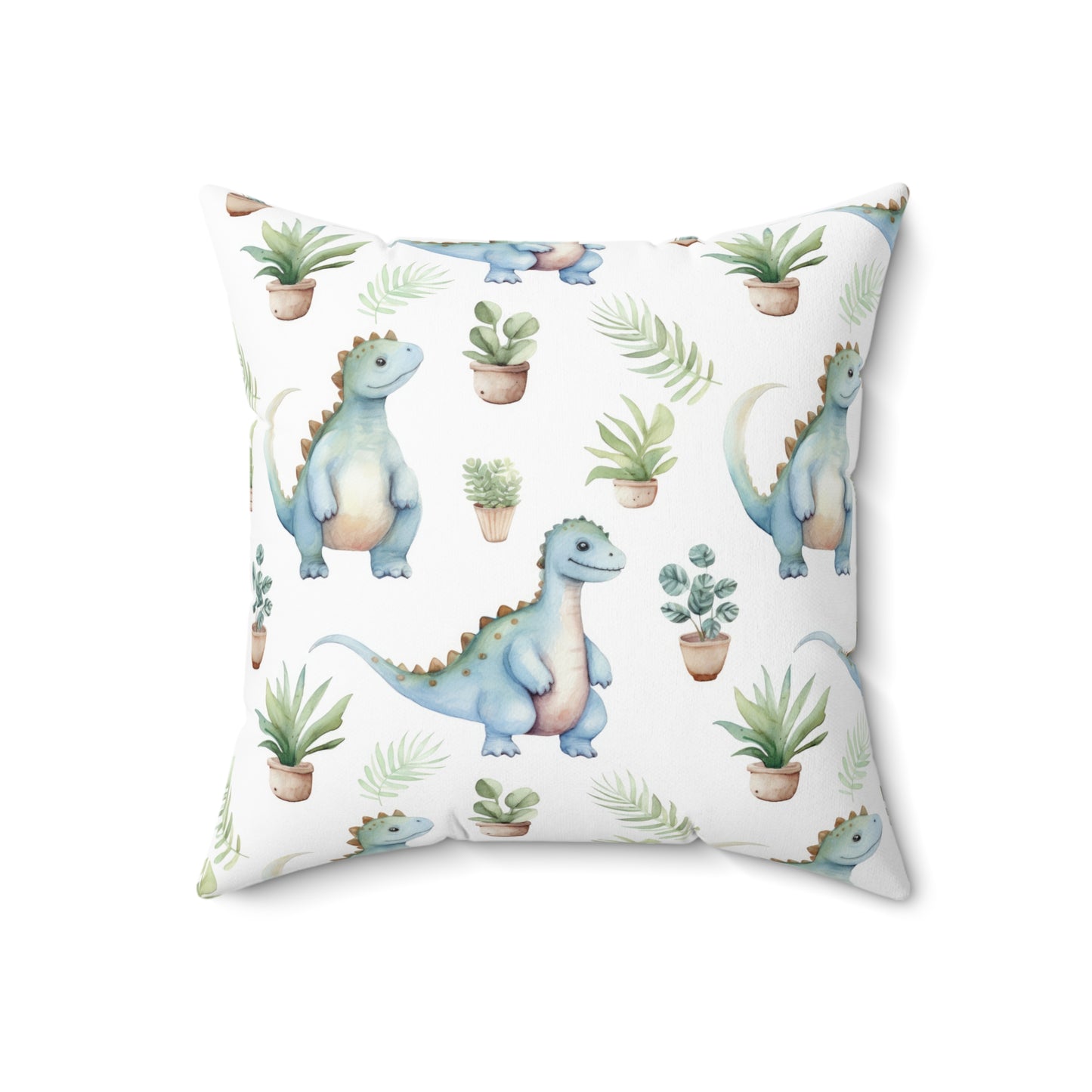 Adorable Dinosaur-Themed Pillow, Cute Dinosaur Decor, Kids Room Accessory, Playroom Decoration, Nursery Pillow