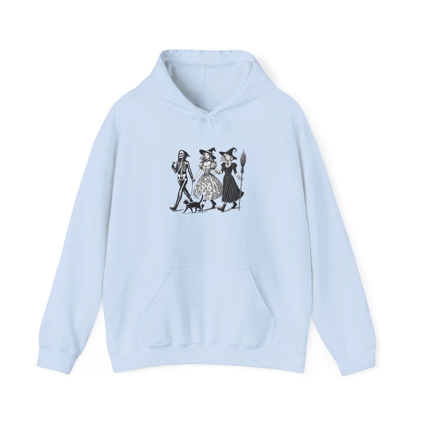 Whimsical Witchy Sweatshirt - Cozy Halloween Hoodie, Cute Gift for Fall, Unisex Casual Wear, Perfect for Parties
