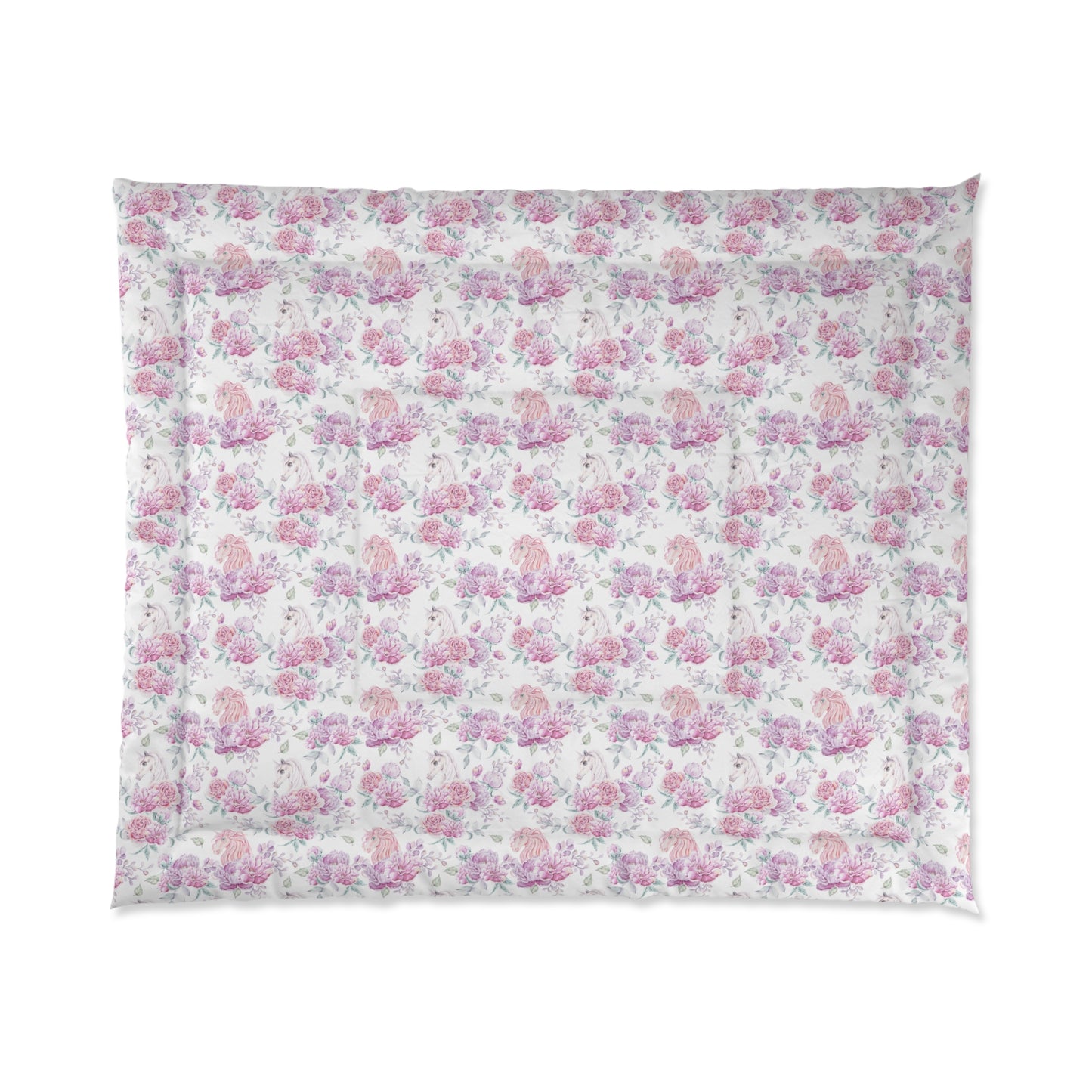 Floral Comforter Set - Cozy Blanket for Bedroom Decor, Spring Home Essentials, Wedding Gift, Soft Bedding, Boho Style, Cozy Room Accents