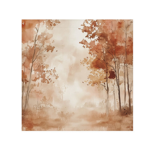 Autumn Landscape Face Towel, Spa Gift, Eco-Friendly Bathroom Decor, Fall Aesthetic Towels, Cozy Home Accessory