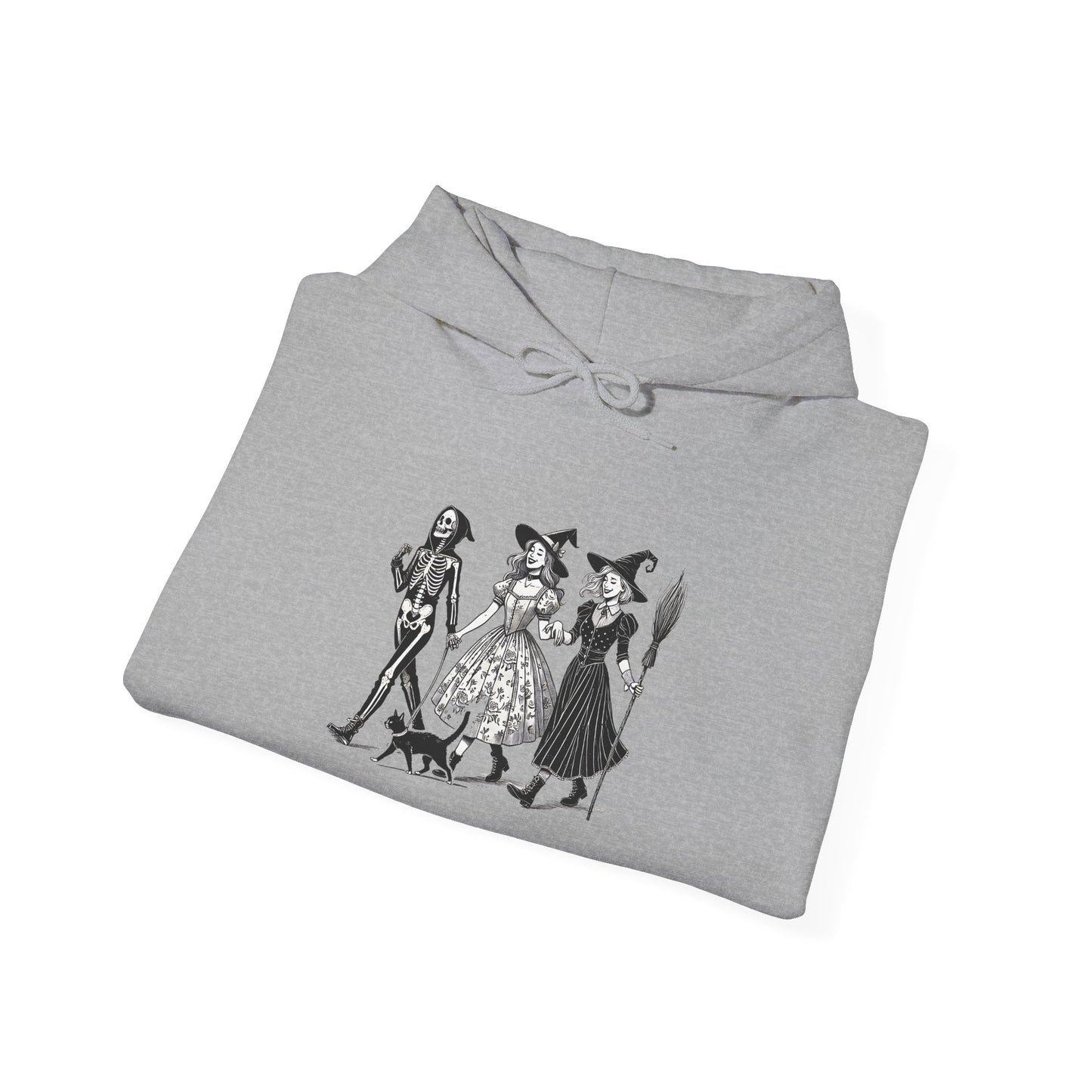Whimsical Witchy Sweatshirt - Cozy Halloween Hoodie, Cute Gift for Fall, Unisex Casual Wear, Perfect for Parties