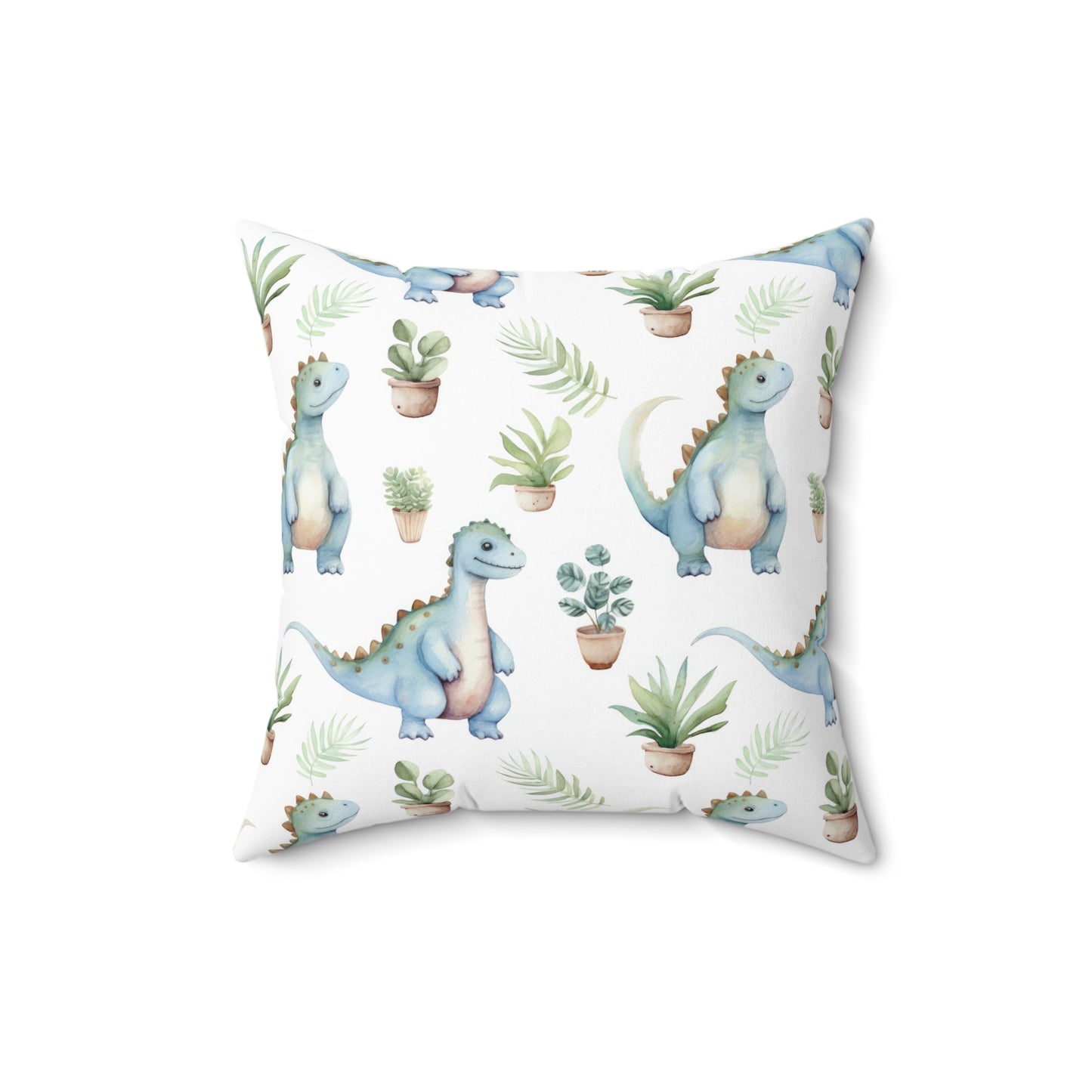 Adorable Dinosaur-Themed Pillow, Cute Dinosaur Decor, Kids Room Accessory, Playroom Decoration, Nursery Pillow