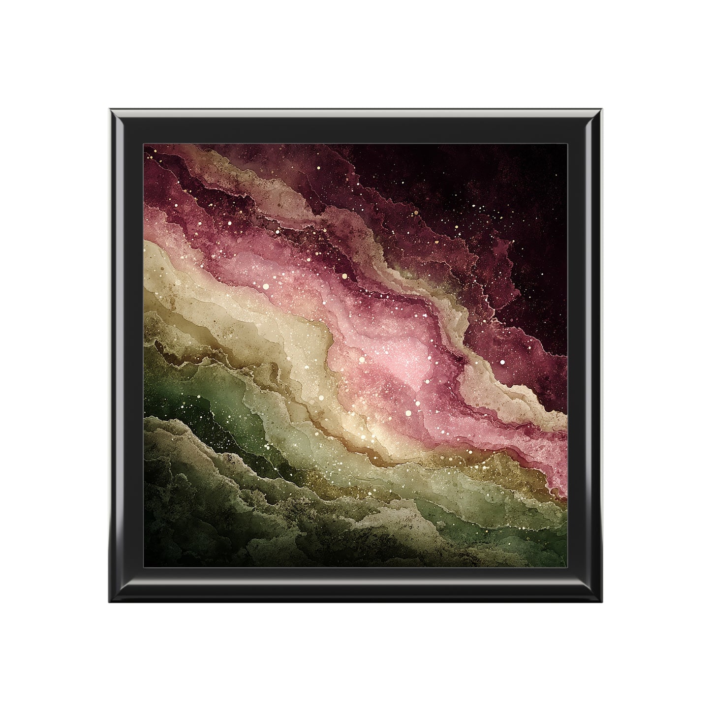 Elegant Cosmic Jewelry Box, Galaxy Glimmer Storage, Unique Gift, Space Themed Decor, Birthday, Anniversary, Christmas