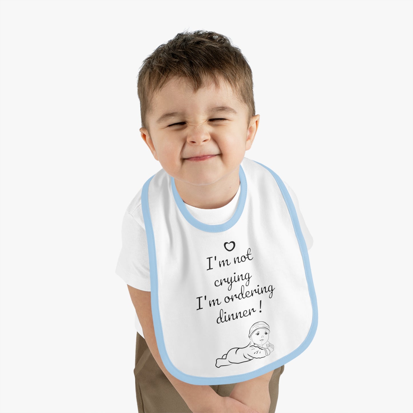 Whimsical Baby Bib with Cute Quote - Perfect for New Parents, Baby Showers, Infant Gift, Unique Fun Eating Accessory