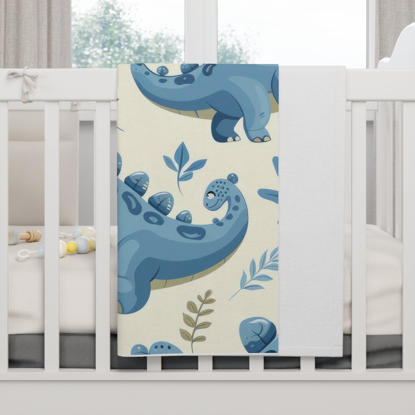Dino Dreams Soft Fleece Baby Blanket, Cute Dinosaur Nursery Decor, Baby Gift, Plush Blanket for Baby Showers, Toddler Blanket, [...]