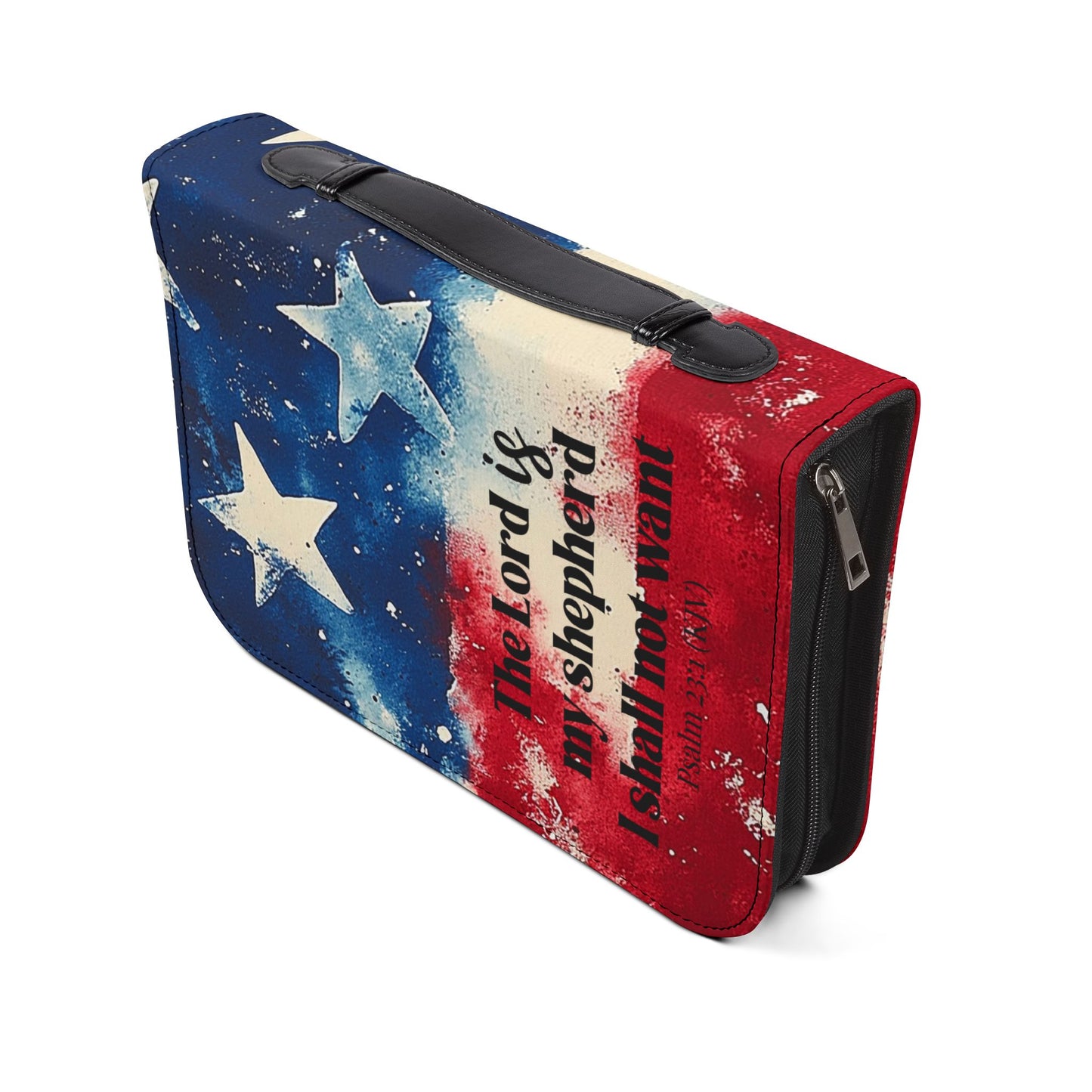 Patriotic Bible Cover, Faith-Based Gift, Devotional Organizer, Christian Accessories, Great for Holidays