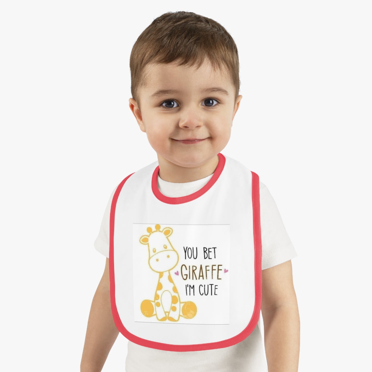 Cute Giraffe Baby Bib, Perfect for New Parents, Baby Shower Gift, Toddler Feeding, Nursery Decor