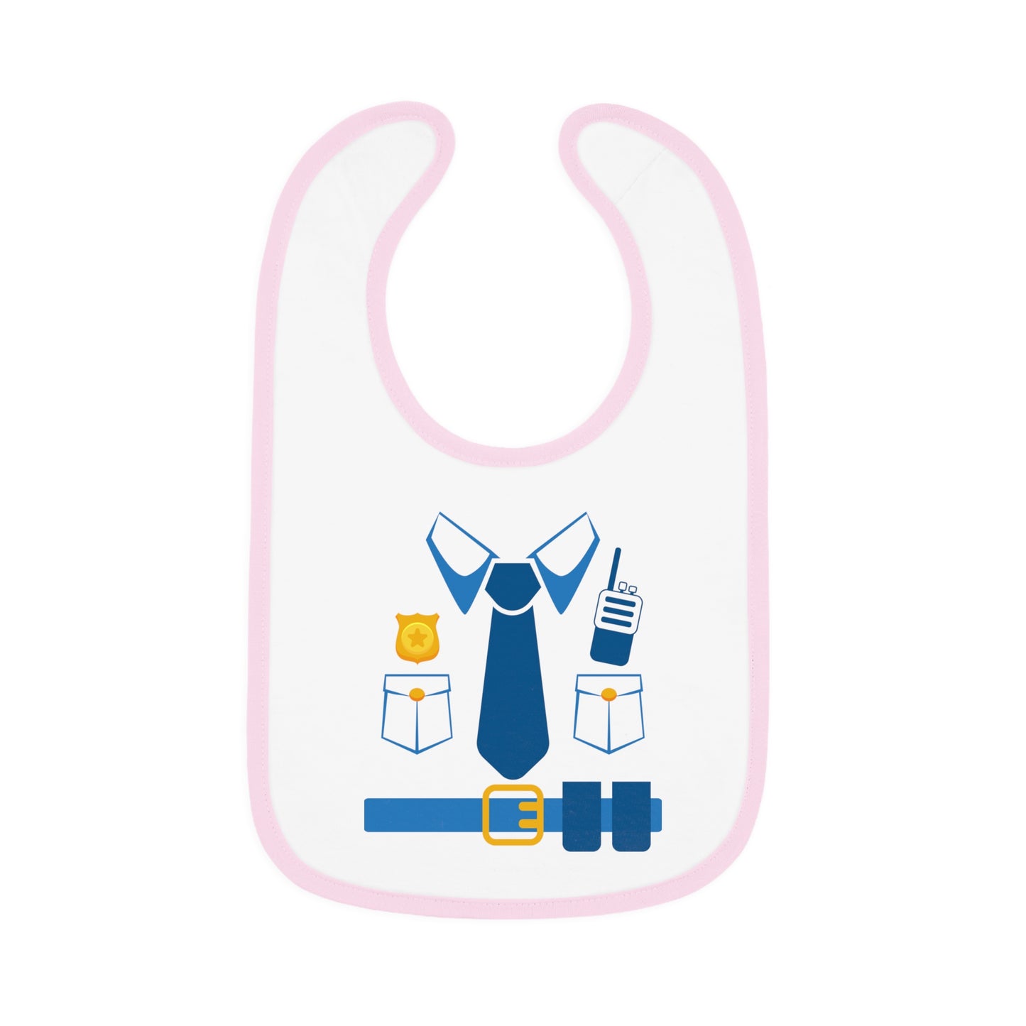 Baby Bib for Police Officers, Funny Police Themed Bib, Cute Baby Gift, Baby Shower Gift, Bib for Little Officers