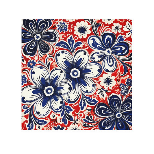 Floral Face Towel - Vibrant Decorative Face Towel for Spa, Home, Gift, Bathroom, Home Decor