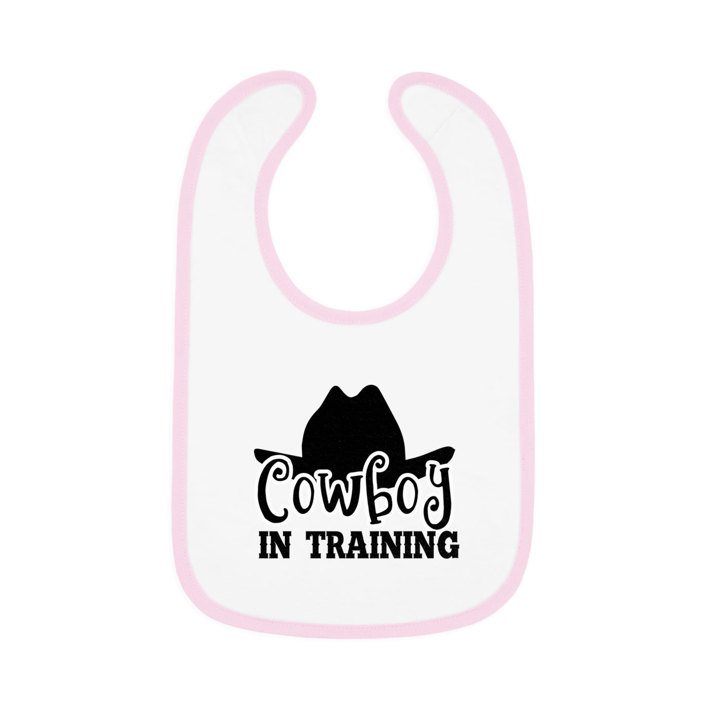 Cute Cowboy Bib for Toddlers - Perfect Baby Gift, Fun Baby Shower Present, Western Theme Feeding Bib, Adorable Baby Outfit