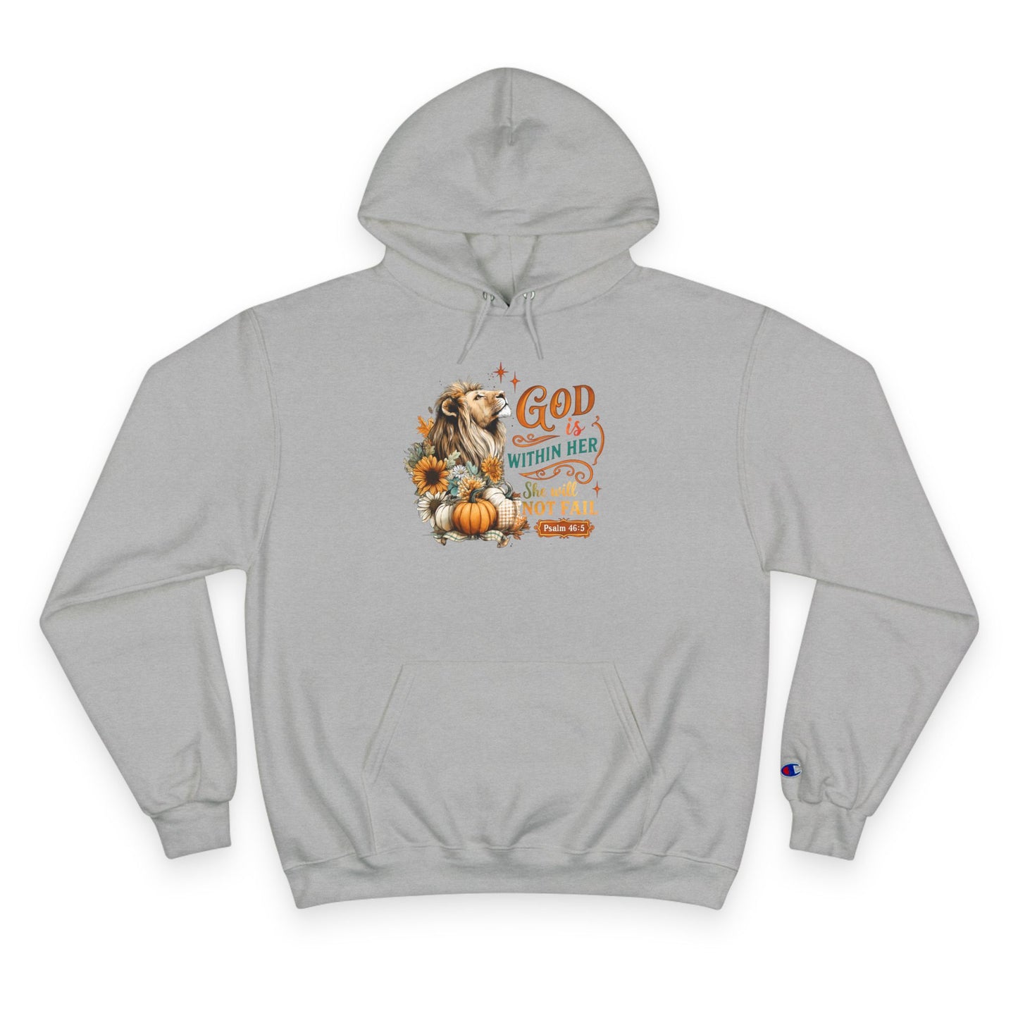 Women's Fall God is Within Her Champion Hoodie