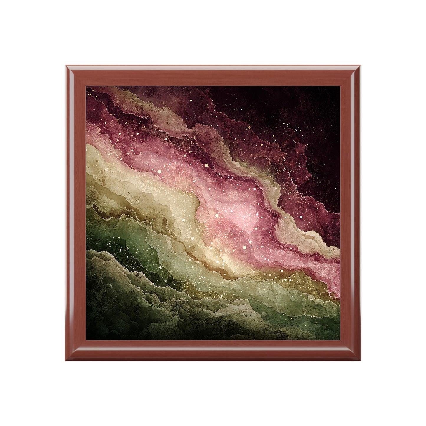 Elegant Cosmic Jewelry Box, Galaxy Glimmer Storage, Unique Gift, Space Themed Decor, Birthday, Anniversary, Christmas