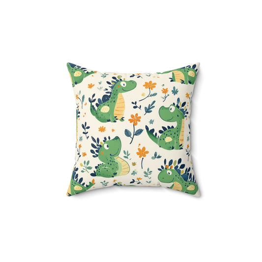 Cute Dinosaur Decorative Pillow, Kids Room Decor, Fun Dinosaur Cushion, Playroom Pillow, Gift for Dino Lovers