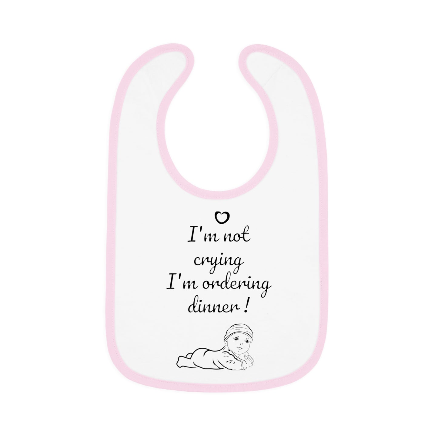 Whimsical Baby Bib with Cute Quote - Perfect for New Parents, Baby Showers, Infant Gift, Unique Fun Eating Accessory