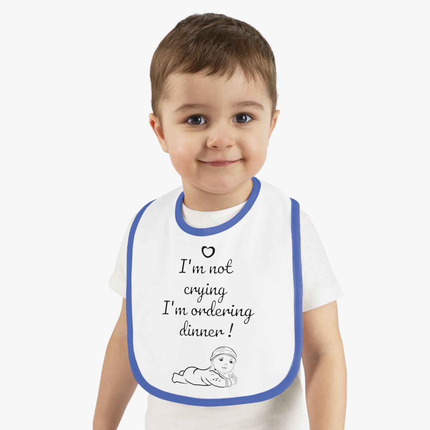 Whimsical Baby Bib with Cute Quote - Perfect for New Parents, Baby Showers, Infant Gift, Unique Fun Eating Accessory