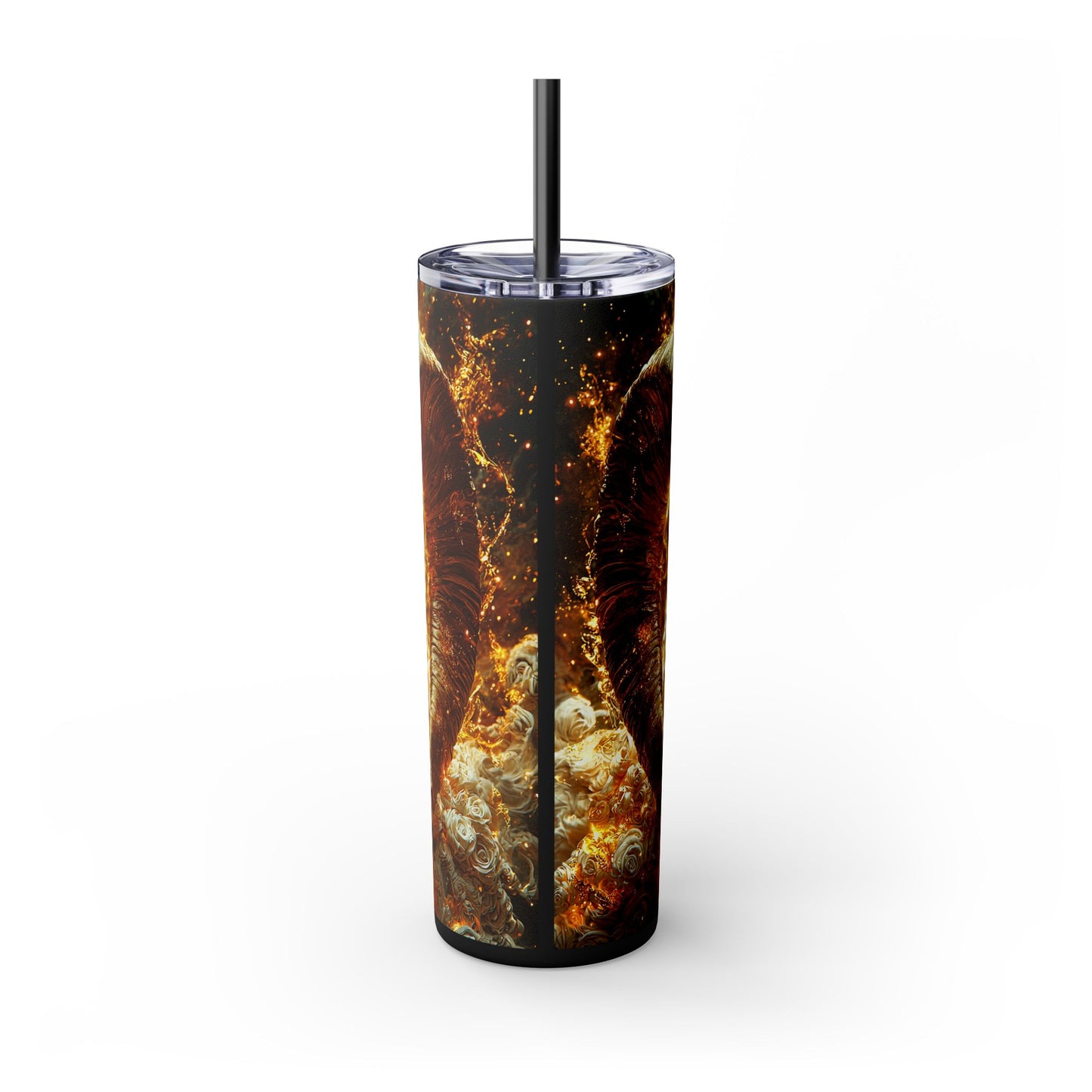 Aries Skinny Tumbler, 20oz | Perfect Gift for Animal Lovers, Music Festivals, Events, and Everyday Use, Stylish Drinkware