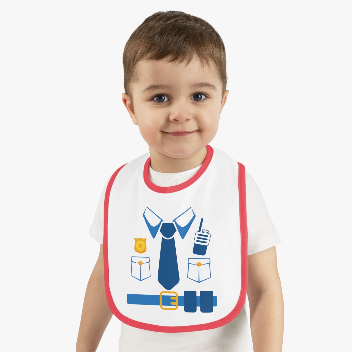 Baby Bib for Police Officers, Funny Police Themed Bib, Cute Baby Gift, Baby Shower Gift, Bib for Little Officers