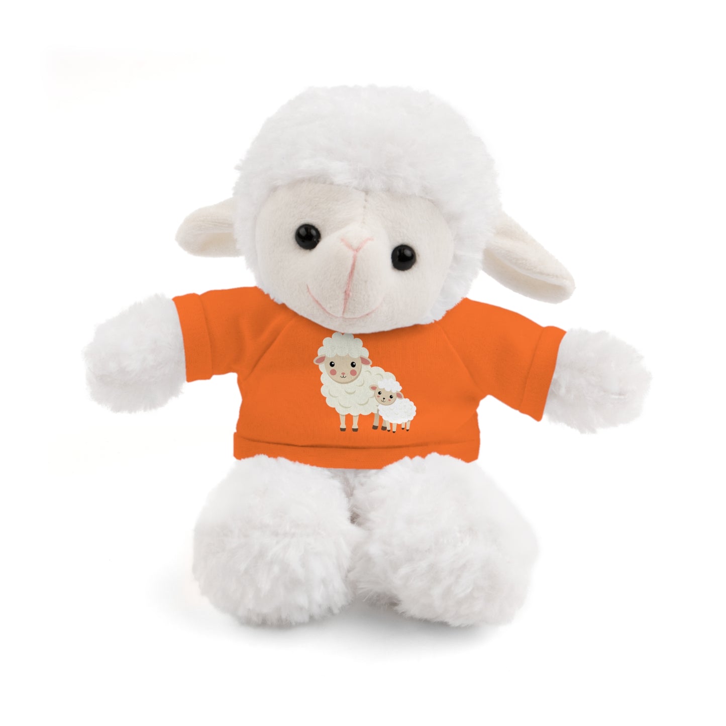 Adorable Stuffed Animal with Tee - Perfect Gift for Kids, Baby Showers, Nursery Decor, Cuddle Buddy, Unique Plush Toy