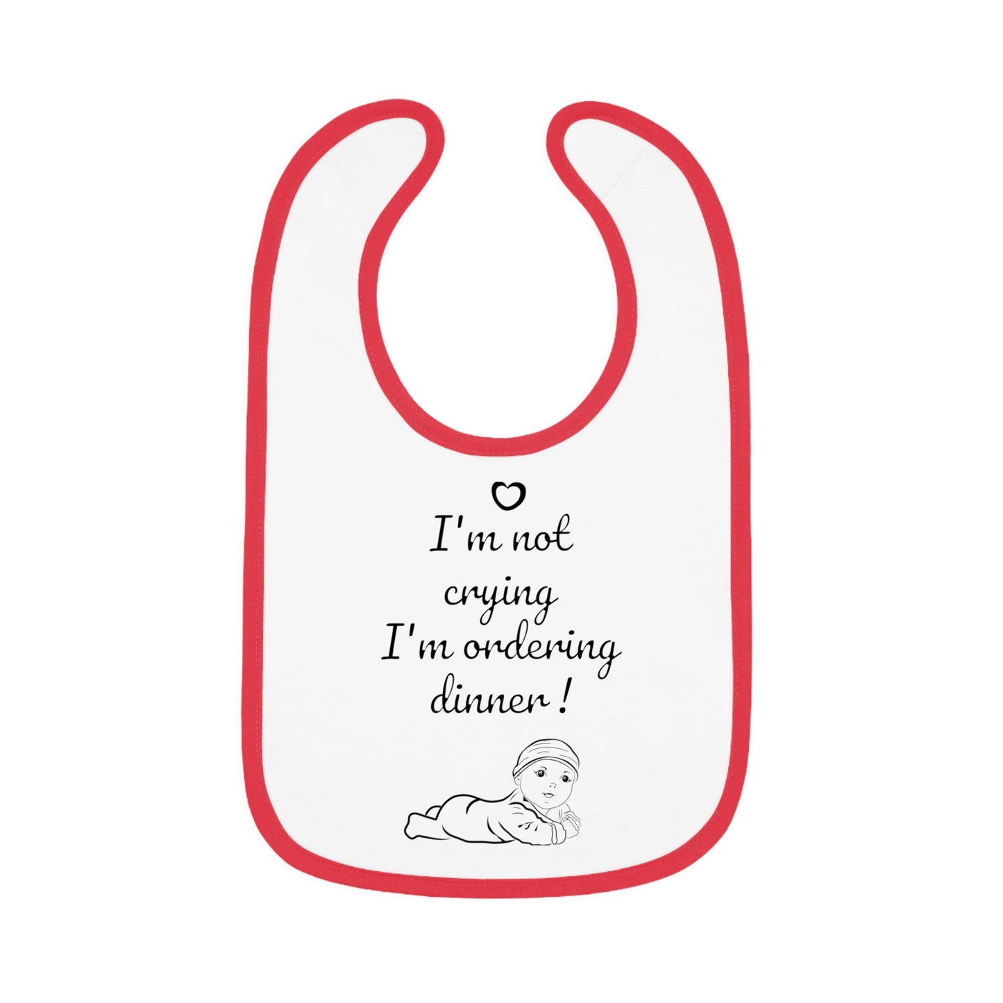 Whimsical Baby Bib with Cute Quote - Perfect for New Parents, Baby Showers, Infant Gift, Unique Fun Eating Accessory