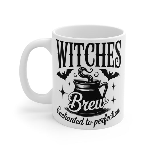 Witches Brew Mug | Enchanted Coffee Cup, Cute Gift for Witches, Halloween Decor, Spooky Tea Cup, Magical Kitchenware