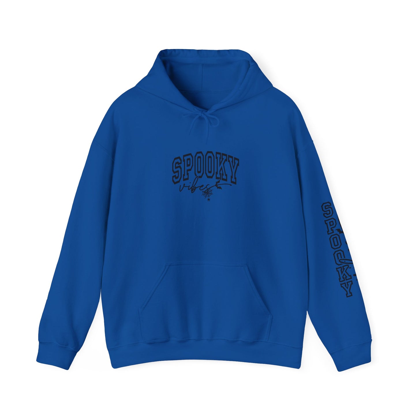Spooky Sweatshirt for Halloween, Unisex Hooded Sweatshirt, Cozy Fall Apparel, Ghostly Gift, October Celebrations, Casual Halloween Wear