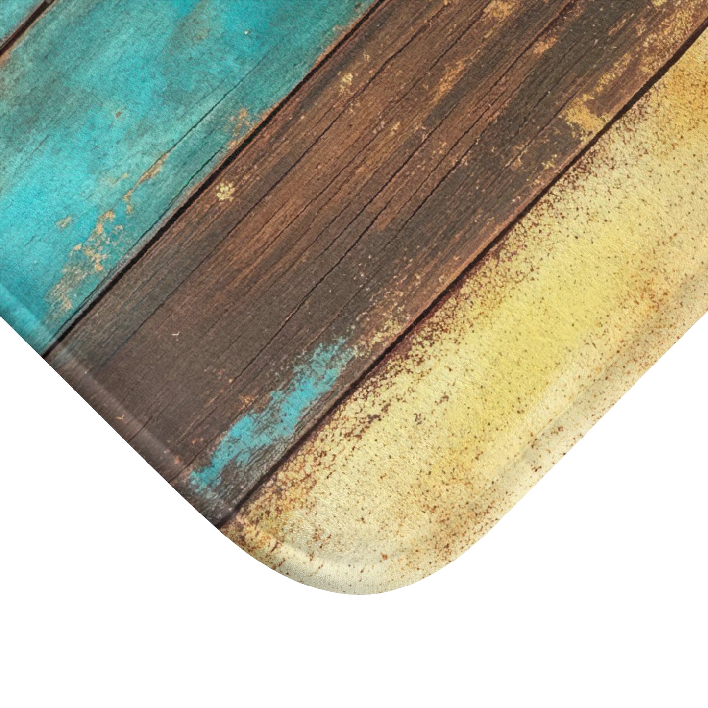 Rustic Wood Bath Mat, Cozy Bathroom Decor, Farmhouse Style Mat, Beach House Accessory, Non-Slip Floor Rug