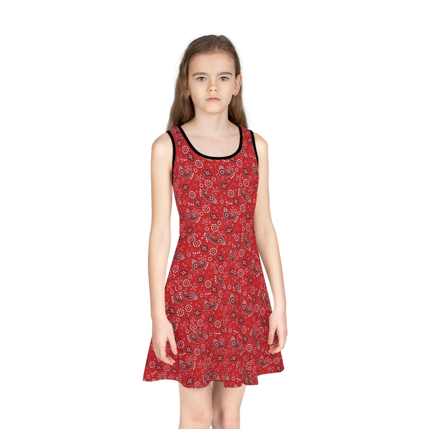Girls' Red Bandana Sundress
