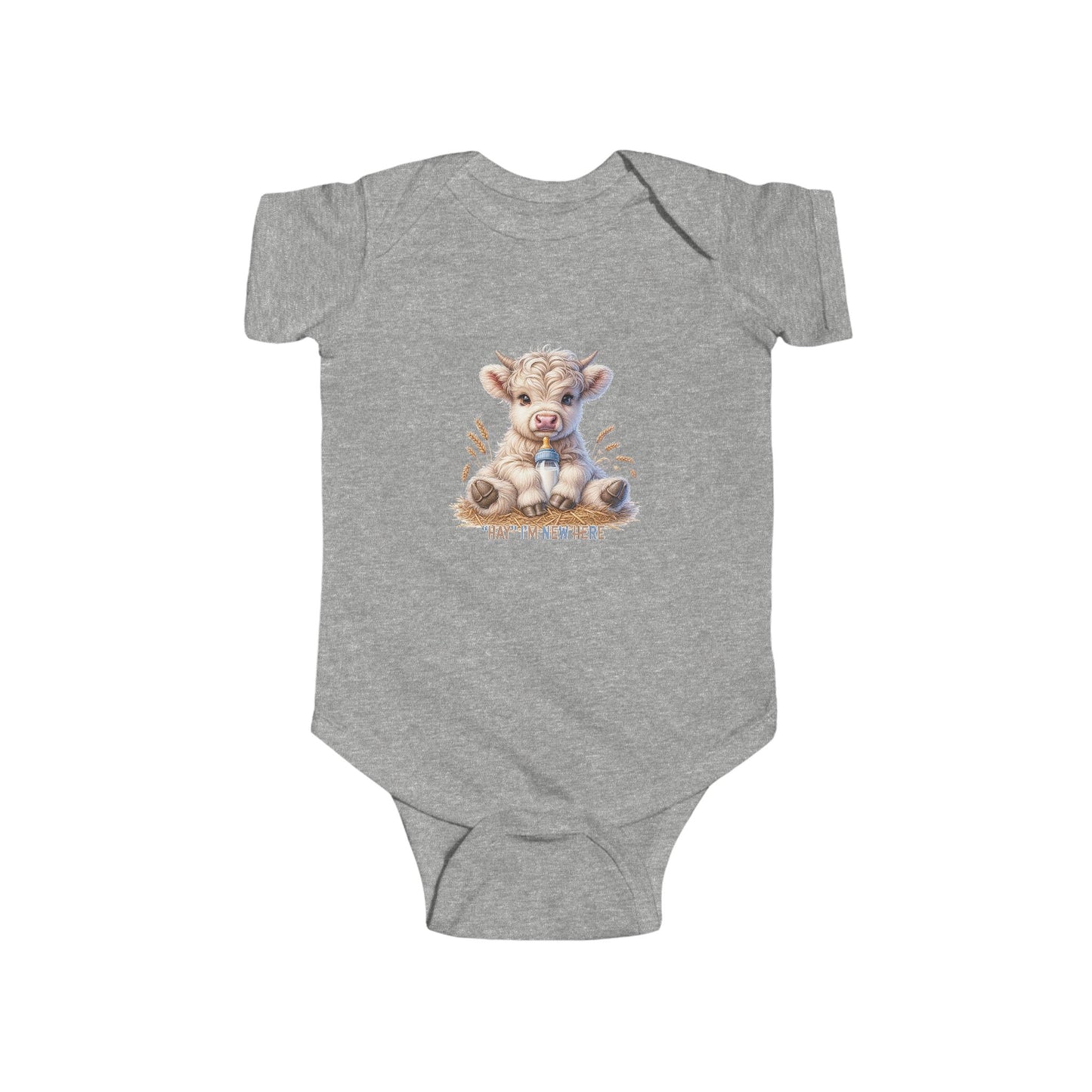 Cute Cow Infant Bodysuit, Baby Shower Gift, Newborn Outfit, Farm Animal Clothes, Cute Baby Apparel