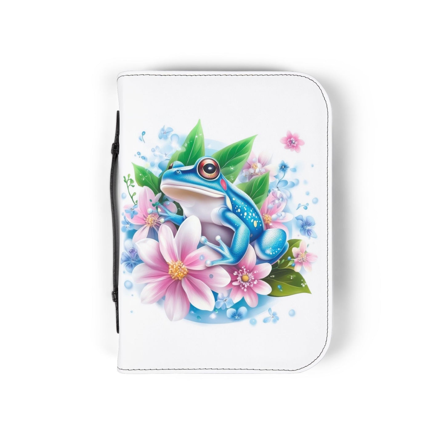 Serene Bible Cover with Floral Frog Design, Inspirational Faith Accessory for Bible Lovers, Perfect Gift for Graduations, Birthdays, [...]