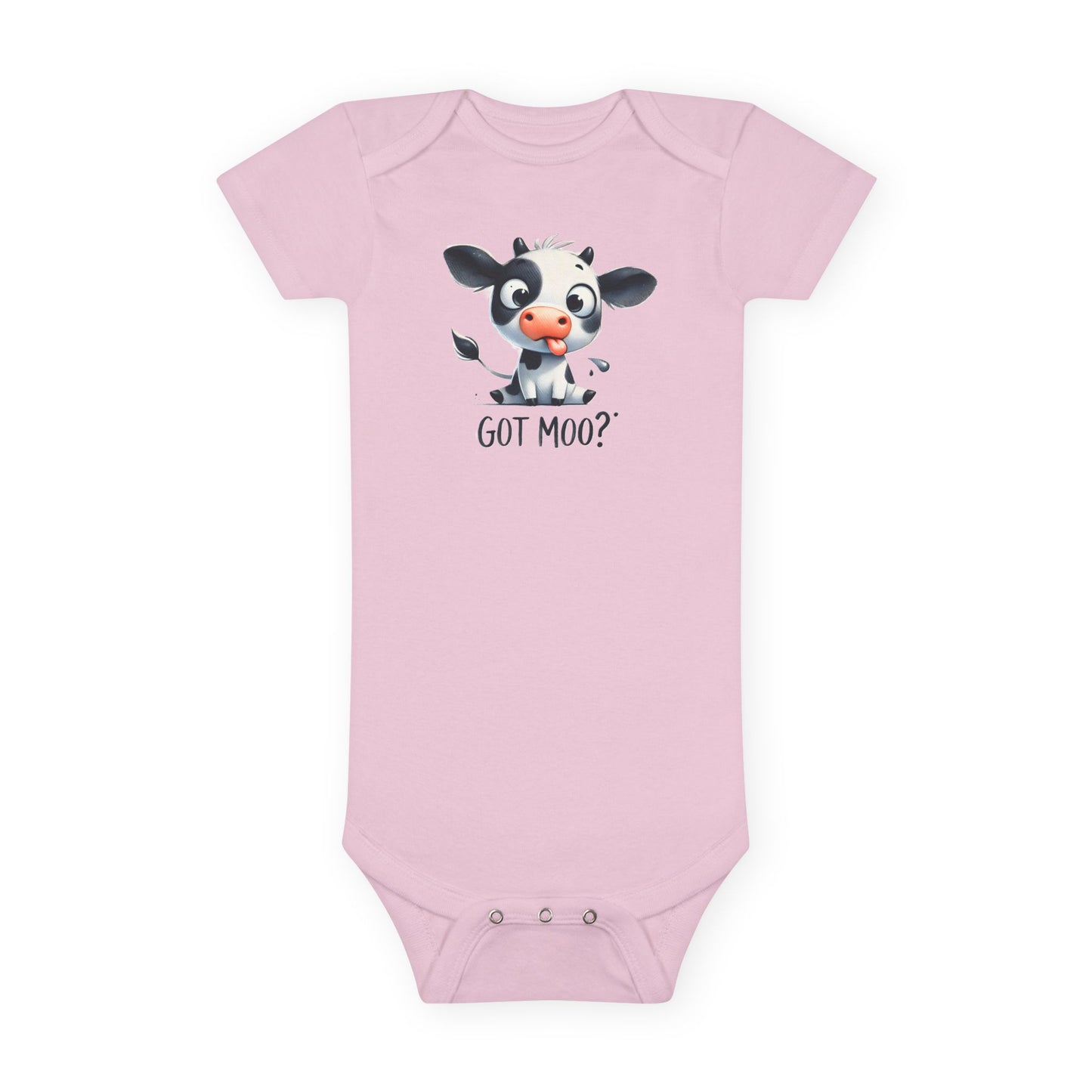 Cute Cow Baby Onesie - 'Got Moo?' Animal Print Newborn Gift, Baby Shower Outfit, Toddler Clothes, Funny Baby Bodysuit