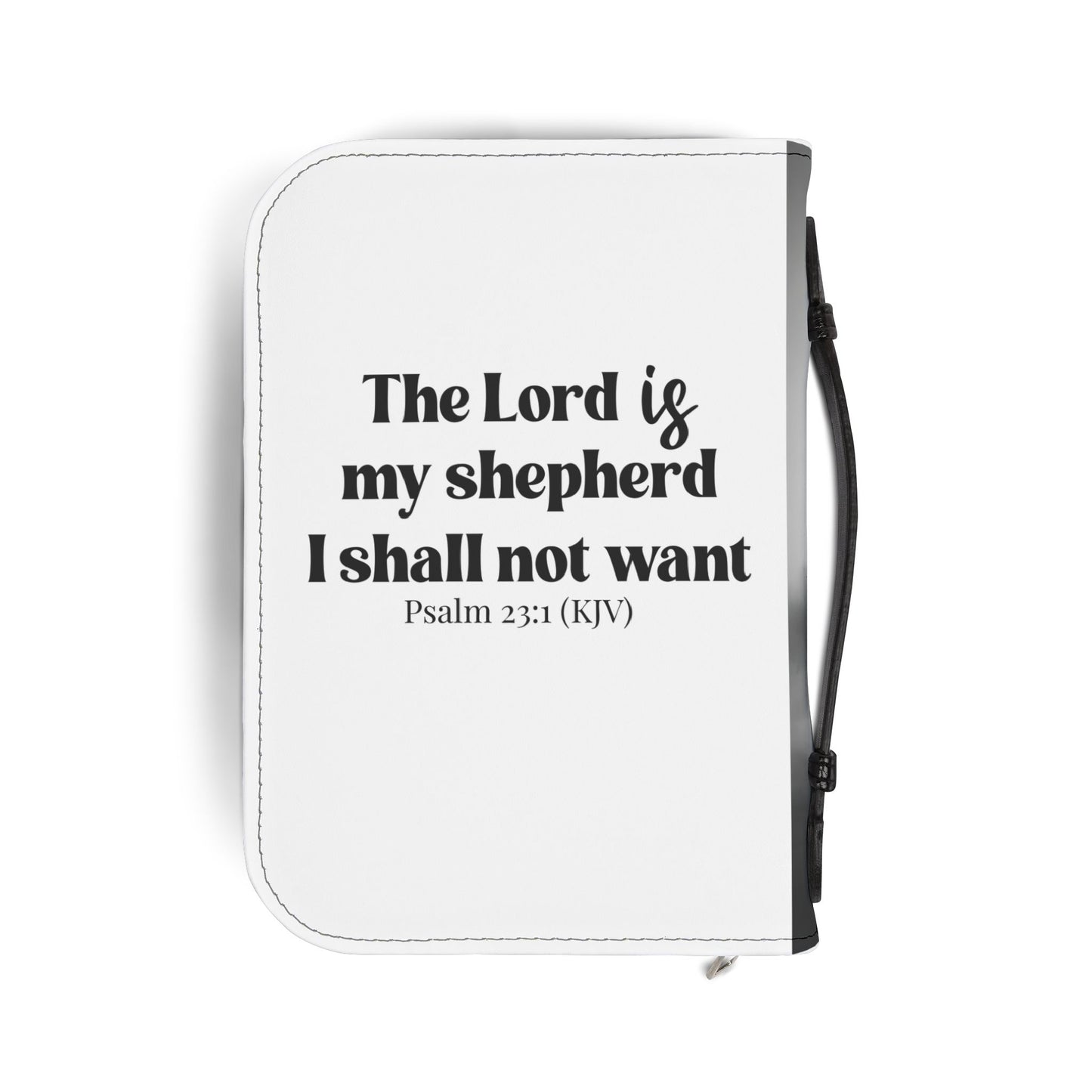 Spiritual Bible Cover with Inspirational Quotes, Faithful Gift for Christians, Church Accessories, Religious Decor, Psalm 23:1