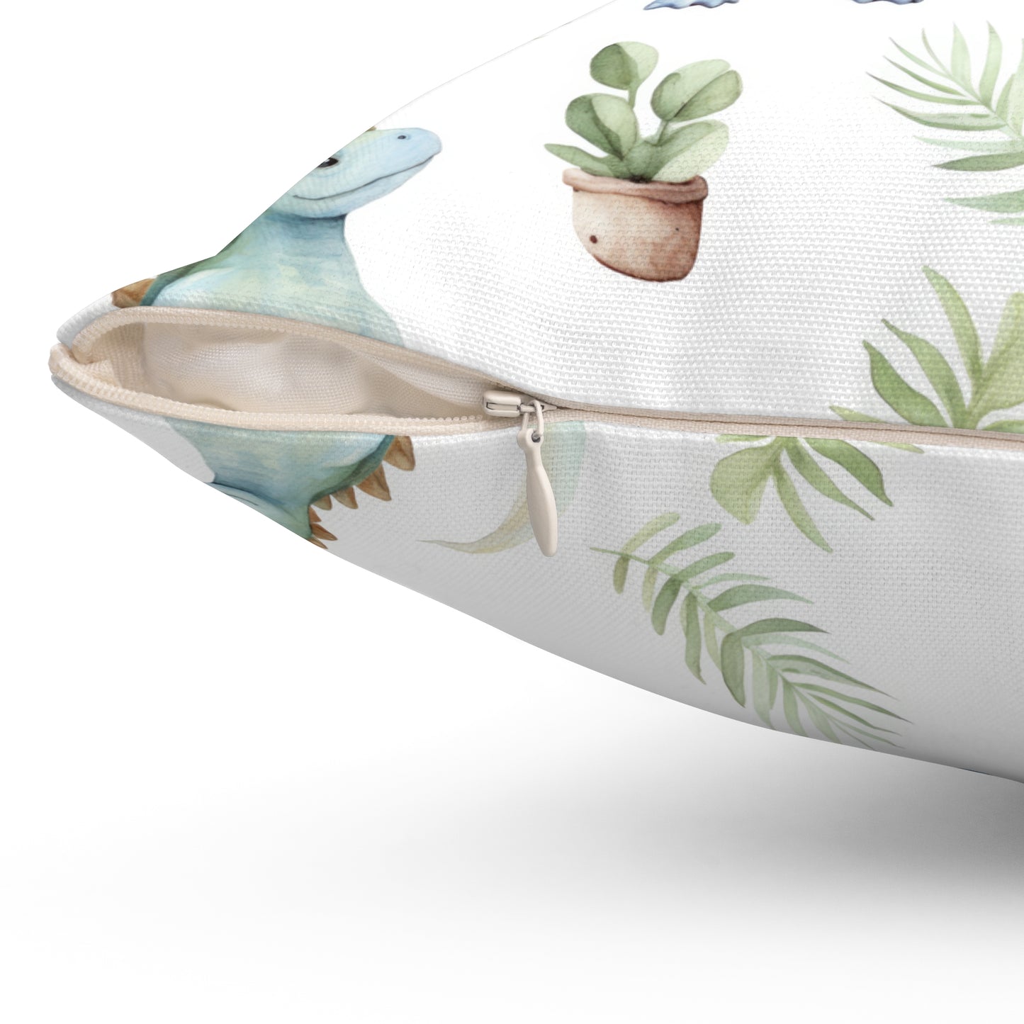 Adorable Dinosaur-Themed Pillow, Cute Dinosaur Decor, Kids Room Accessory, Playroom Decoration, Nursery Pillow