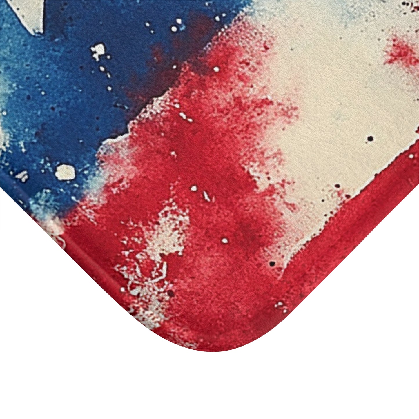 Patriotic Bath Mat, USA Flag Bath Mat, Independence Day Decor, Home Bathroom Rug, Flag Housewarming Gift