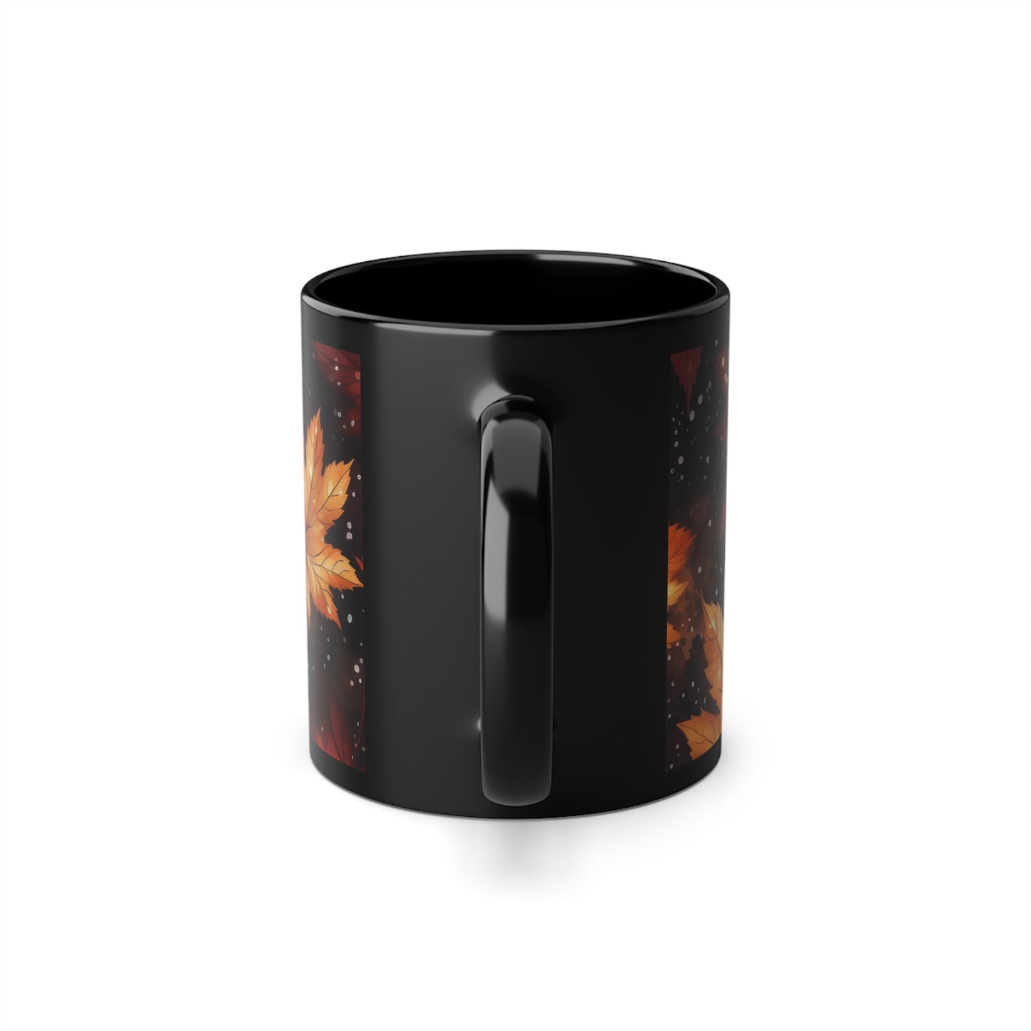 11 oz. Autumn Leaves Coffee Mug, Cozy Fall Decor, Seasonal Gift, Hot Beverage Cup, Thanksgiving Present