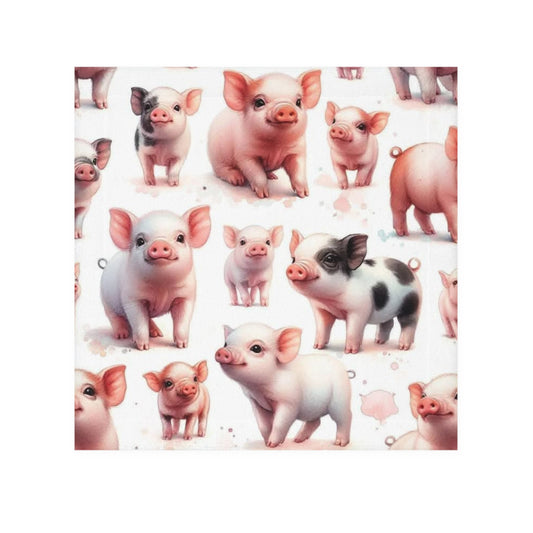 Cute Pig Face Towel, Adorable Kitchen Towel, Farmhouse Decor, Gift for Pig Lovers, Fun Bathroom Accessory, Pig-Themed Towel