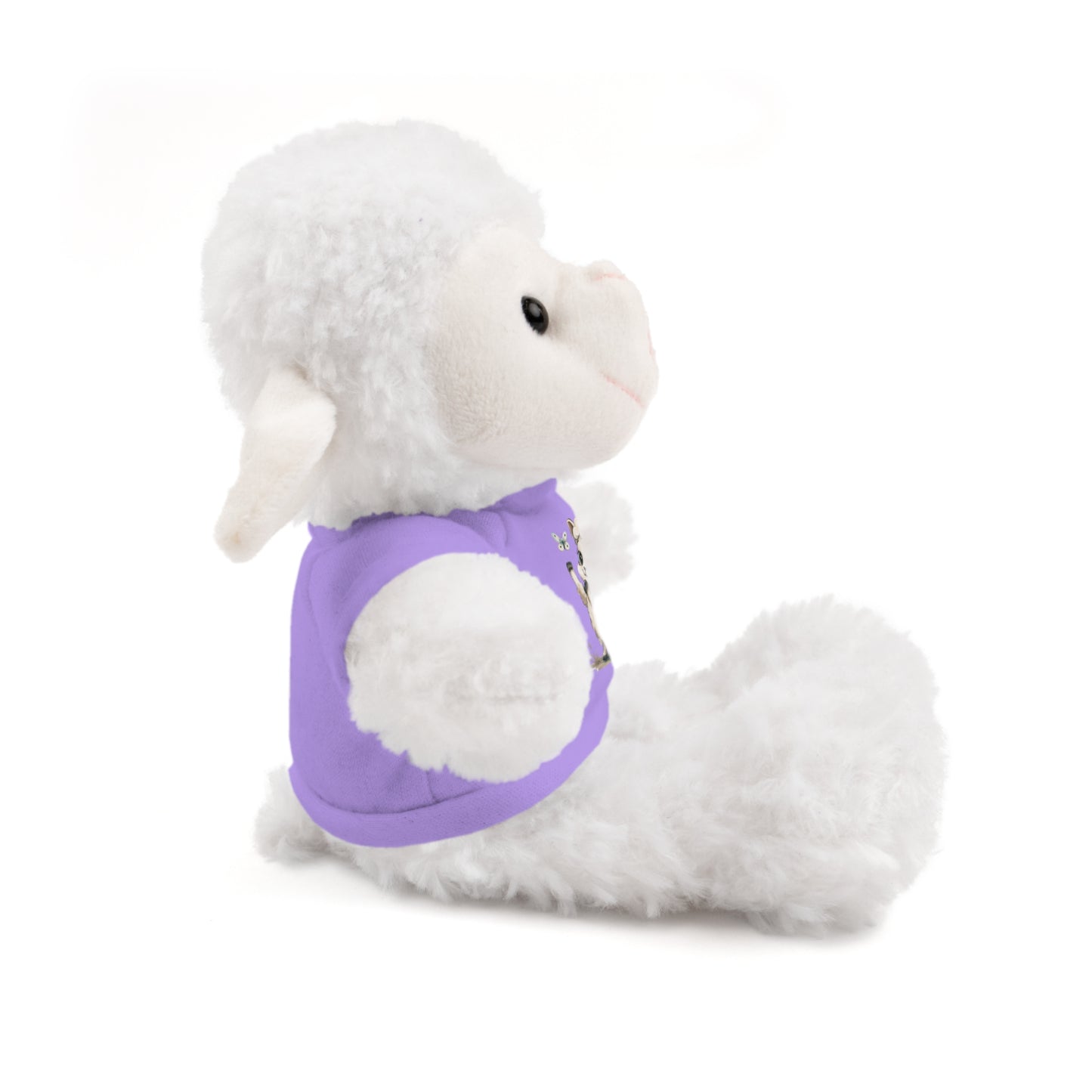 Cute Stuffed Animal Tee Buddy, Customized Plush Bear, Adorable Gift for Kids, Birthday Present, Nursery Décor