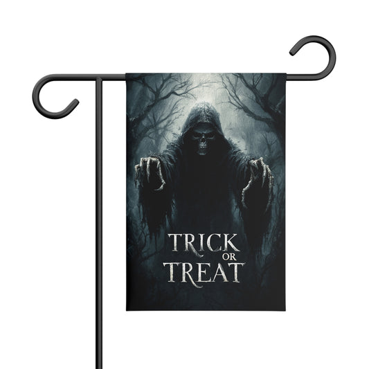 Halloween Garden Banner, Spooky Outdoor Decor, Trick or Treat Sign, Fall Home Decor, Halloween Decor