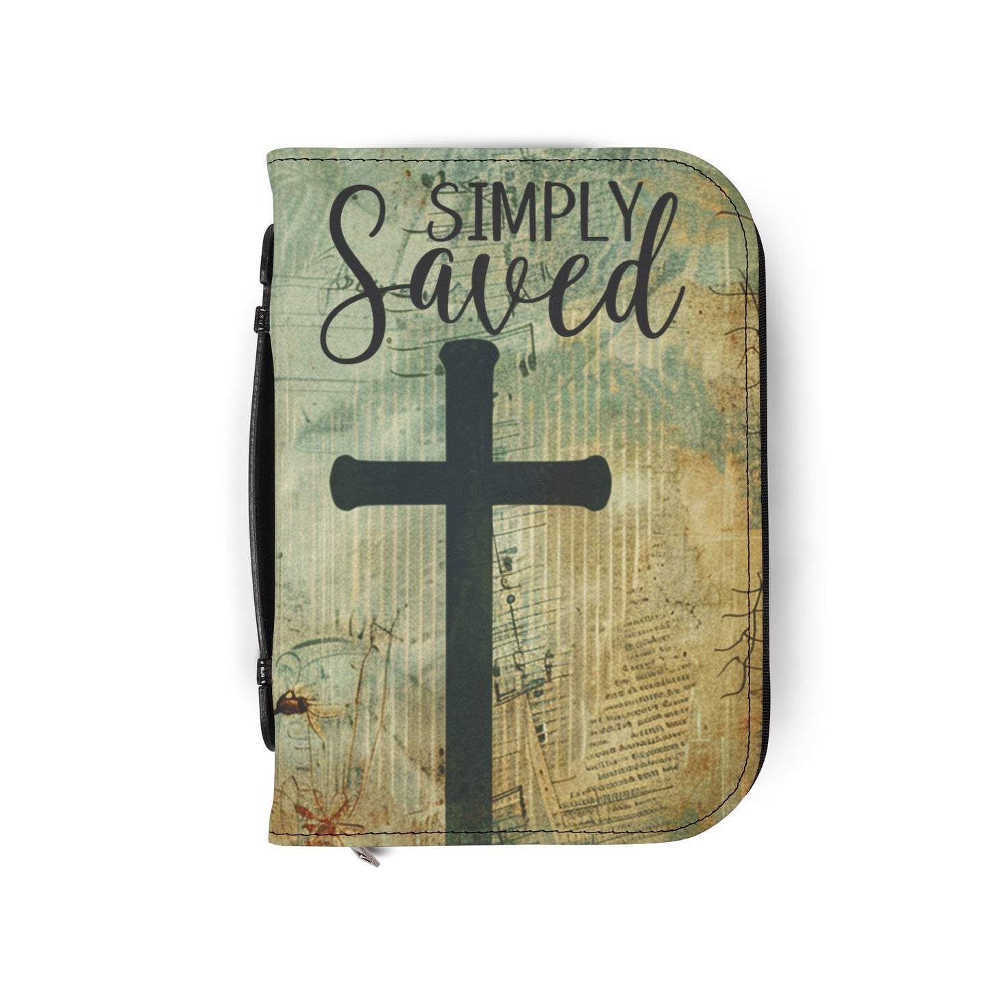 Stylish Bible Cover with Inspirational Design, Christian Gift, Journal Organizer, Scripture Holder, Church Accessory, Faith-Based Keepsake